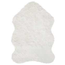 DOPRODEJ: 80x150 cm Kusový koberec Faux Fur Sheepskin Ivory