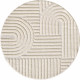 Kusový koberec Art 1121 Cream kruh