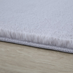 Kusový koberec Pouffy 5100 Silver kruh