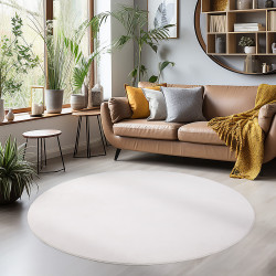 Kusový koberec Sky 5400 Cream kruh