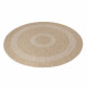 Kusový koberec Comilla 886 Beige kruh