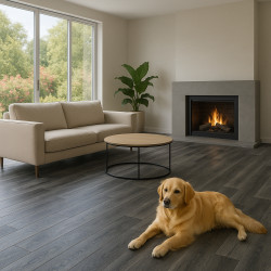 PVC podlaha - lino Blacktex Fumed Oak 966M - dub