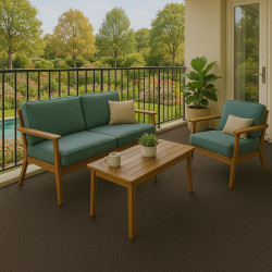 SUPER CENA: Hnědý výstavový koberec Budget metrážní