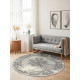 Kusový koberec Gloria Lydia Creme Grey kruh