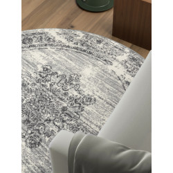 Kusový koberec Gloria Lydia 106254 Creme Grey kruh