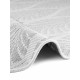 Kusový koberec Duet Liora White/Gray kruh - na ven i na doma