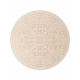 Kusový koberec Duet Kona Beige/White kruh - na ven i na doma