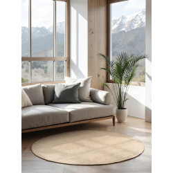 Kusový koberec Jaipur 105973 Ivory/White kruh