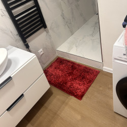 Koupelnová předložka Ella micro červená