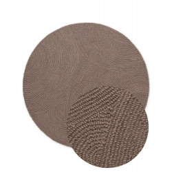 Kusový koberec Eleni 106219 Taupe kruh
