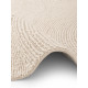 Kusový koberec Calmio Natural White kruh
