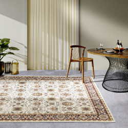 AKCE: 120x180 cm Kusový koberec Villeroy & Boch 106054 Cream, Brown – na ven i na doma