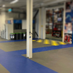 Vinylový modulový čtverec R-Tile 5005 Blue