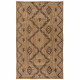 AKCE: 120x170 cm Kusový koberec Printed Jute Rowen Natural/Black