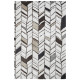 AKCE: 80x150 cm Kusový koberec SOHO 841 WHITE
