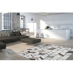 AKCE: 80x150 cm Kusový koberec SOHO 841 WHITE