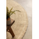 AKCE: 100x100 (průměr) kruh cm Kusový koberec Jute Braided 106007 Ivory