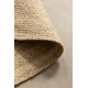 AKCE: 100x100 (průměr) kruh cm Kusový koberec Jute Braided 106007 Ivory