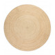 AKCE: 100x100 (průměr) kruh cm Kusový koberec Jute Braided 106007 Ivory