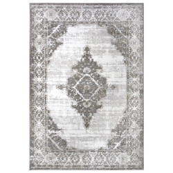 AKCE: 200x280 cm Kusový koberec Shine 105918 Retro Cream Black