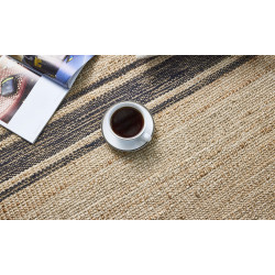 Ručně vázaný kusový koberec Agra Bridge HL 76 Natural Black