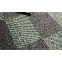 Ručně vázaný kusový koberec Geomoss SM 18 Green Black