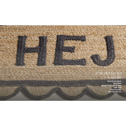 Ručně vázaná rohožka Hola SM 03 Natural