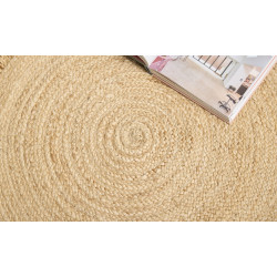 Ručně vázaný kusový koberec Jula J 34 Natural kruh