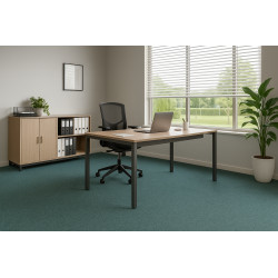 Metrážový koberec Rambo 25 šedozelený, zátěžový