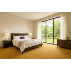 Metrážový koberec Eton Exklusive žlutý - neúčtujeme odřezky z role