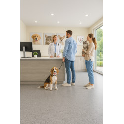 PVC podlaha - lino Flexar PUR 542-01 sv. šedá