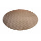 Kusový koberec Diamond Cut 800 Cream kruh