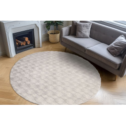 Kusový koberec Diamond Cut 800 Grey kruh