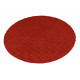 Kusový koberec Diamond Cut 800 Red kruh