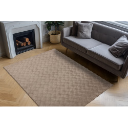 Kusový koberec Diamond Cut 800 Taupe