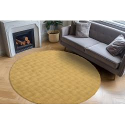 Kusový koberec Diamond Cut 800 Honey kruh