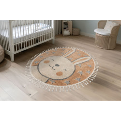 Dětský kusový koberec My Fano 390 Rabb kruh
