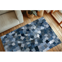 Ručně všívaný kusový koberec My Denim Pocket 465 Blue