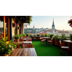 AKCE: 330x400 cm SLEVA: Metrážní umělá tráva Verdino New 2M šíře - neúčtujeme zbytky z role!