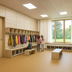 PVC podlaha - lino Flexar PUR 603-06 hnědá