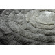 AKCE: 80x150 cm Kusový koberec Flim 008-B2 Circles grey