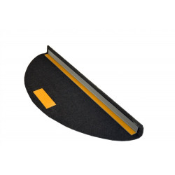 Nášlapy na schody Quick step antracit půlkruh, samolepící