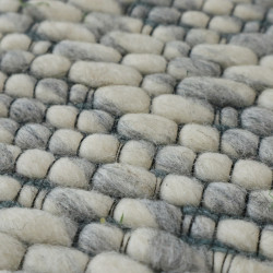 Kusový ručně tkaný koberec Woolen 4 Grey