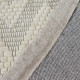 Kusový ručně tkaný koberec Woolen 5 White