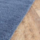 Ručně všívaný kusový koberec Asra wool modrá