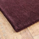 Ručně všívaný kusový koberec Asra wool tm. fialová