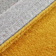 Ručně všívaný kusový koberec Asra wool hořčicová