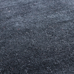 Ručně všívaný kusový koberec Asra wool černá