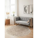 AKCE: 120x120 cm Kusový koberec Gloria Cavallo 106258 Creme Beige kruh
