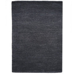 Ručně všívaný kusový koberec Asra wool černá